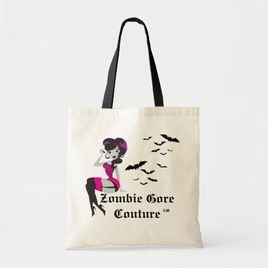 Zombie Gore Couture Bat Bag Tote Bag (Voorkant)