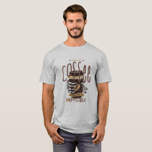 Zombie Grappig Met Genoeg Koffie T-shirt