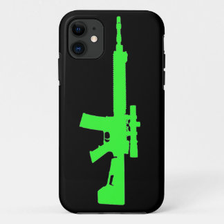 Zombie Green AR-15 iPhone 5 Universal Hoesje