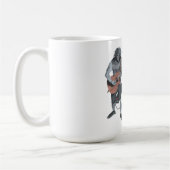 Zombie Guitare Musicien Café Mug (Gauche)
