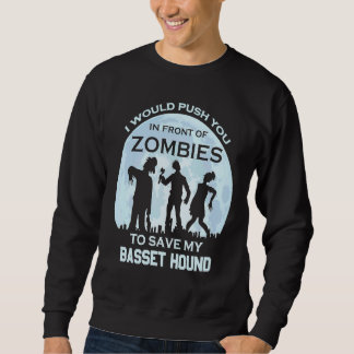 Zombie Halloween Basset Hound Pet Trui