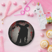 Zombie Halloween Bord 7-inch papier (Feest)