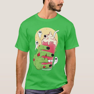 Zombie Halloween Drink Boy T-shirt