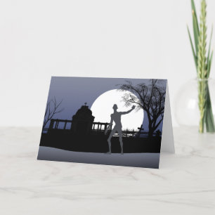 Zombie Halloween Kaart