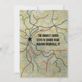 Zombie Halloween Party Undead Apocalypse Bloody Kaart (Achterkant)