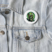 zombie Halloween Ronde Button 5,7 Cm (In situ)