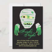 Zombie Halloween Uitnodiging (Voorkant)