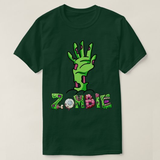 Zombie Hand 1 T-shirt (Design voorkant)