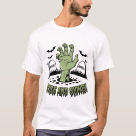 Zombie Hand Rising Halloween Design Leuk en Spooky T-shirt