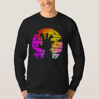 Zombie Hand Scary Colorful Halloween T-shirt