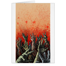Zombie Hands Card