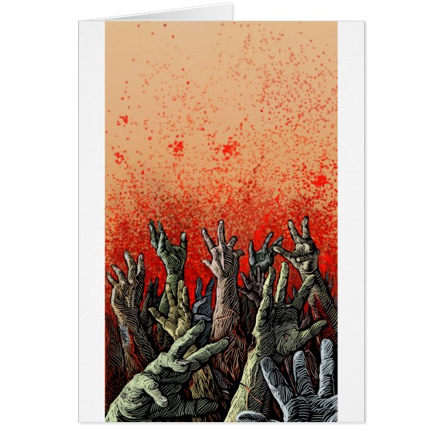 Zombie Hands Card (Voorkant)