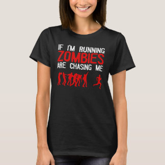 Zombie hardlopen voor mannen vrouwen Halloween har T-shirt