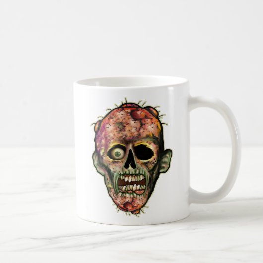 Zombie Head Coffee Mok (Rechts)