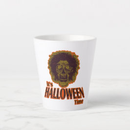 ZOMBIE HEAD Het is de Halloween Time Latte Mok