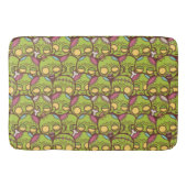 Zombie Head Seamless Pattern Badmat (Voorkant)