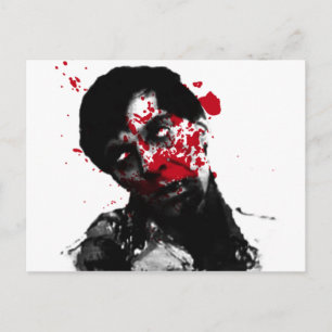 Zombie Head Shot Products Briefkaart