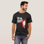 Zombie Head Shot. T-shirt (Voorkant volledig)