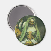 Zombie heks magneet (Voorkant / Achterkant)