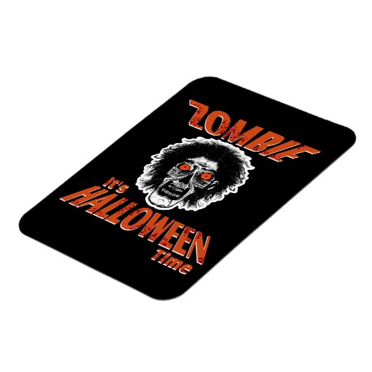 ZOMBIE Het is Halloween Time Magneet (Linkerzijde)
