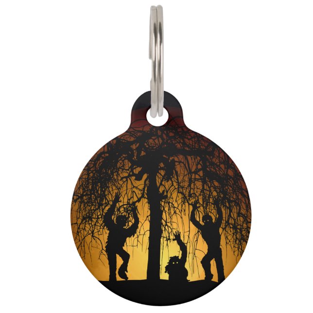 Zombie Hoard Huisdierpenning (Achterkant)