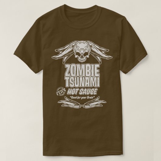 Zombie Hot Sauce 1 T-shirt (Design voorkant)