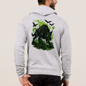 Zombie Hound van de Baskervilles - Cartoon Horror Hoodie (Achterkant)