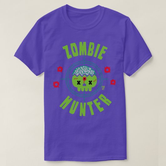 ZOMBIE HUNTER 1 T-SHIRT (Design voorkant)
