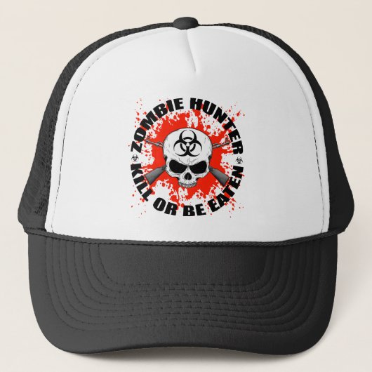 Zombie Hunter 1 Trucker Pet (Voorkant)