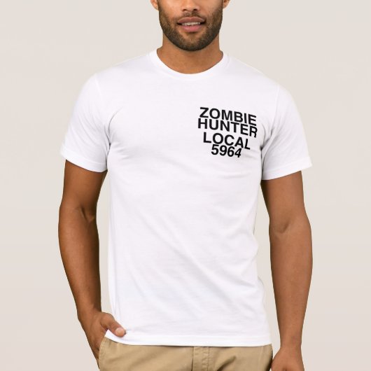 ZOMBIE HUNTER CHAINSAW TROOPS T-SHIRT (Voorkant)