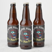 Zombie Hunter Epic HomeBrew Creepy Cool Bier Etiket (Flessen)