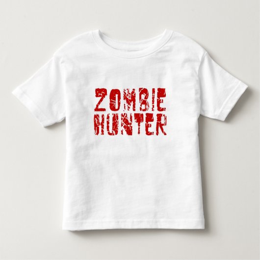 Zombie Hunter Kinder Shirts (Voorkant)