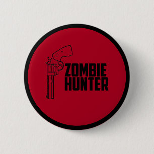 Zombie Hunter-knop Ronde Button 5,7 Cm
