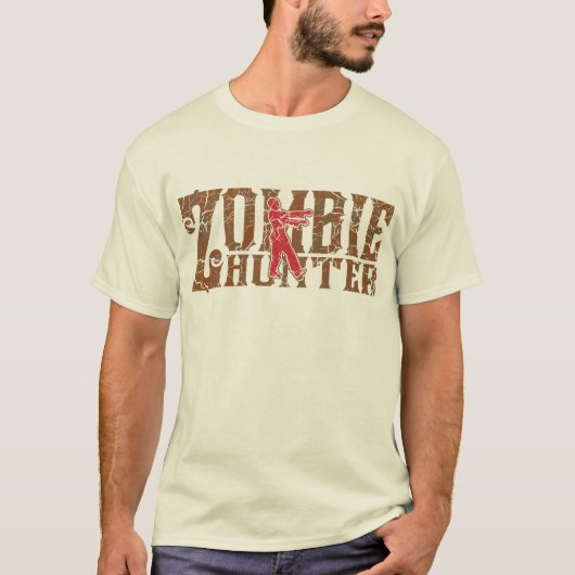 Zombie Hunter Living Dead Organic T-shirt (Voorkant)