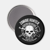 Zombie Hunter Magnet Magneet (Voorkant / Achterkant)