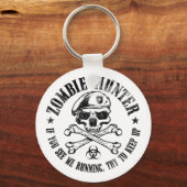 zombie hunter ondood levend dood sleutelhanger (Voorkant)