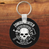 zombie hunter ondood levend dood sleutelhanger (Voorkant)