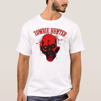 Zombie Hunter Red & Black Headshot T-shirt