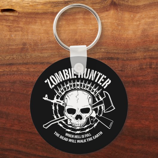 Zombie Hunter Sleutelhanger (Voorkant)