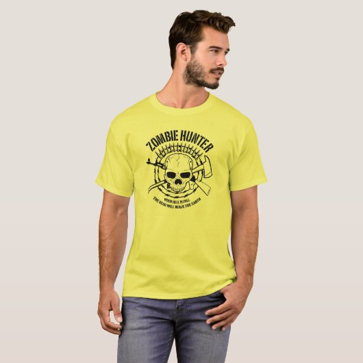 Zombie Hunter T-shirt (Voorkant volledig)