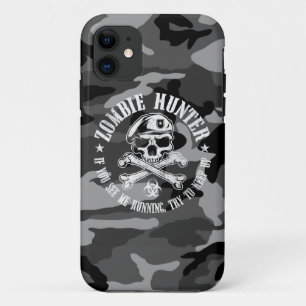 zombie hunter urban camouflage iPhone 11 hoesje