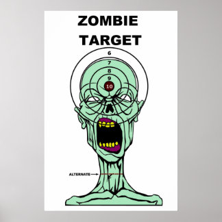 Zombie Hunters Target Poster
