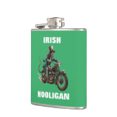Zombie Ierse Hooligan Flask Heupfles (Links)
