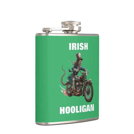Zombie Ierse Hooligan Flask Heupfles (Rechts)