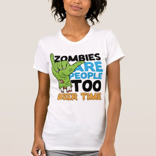 Zombie in the Bar T-shirt (Voorkant)