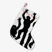 Zombie Invasion Kleine Kerstsok (Voorkant (Hangend))