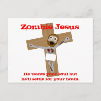 Zombie Jesus Briefkaart