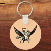 Zombie Jesus Rides weer Sleutelhanger (Voorkant)