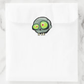 Zombie Jim Ronde Sticker (Tas)