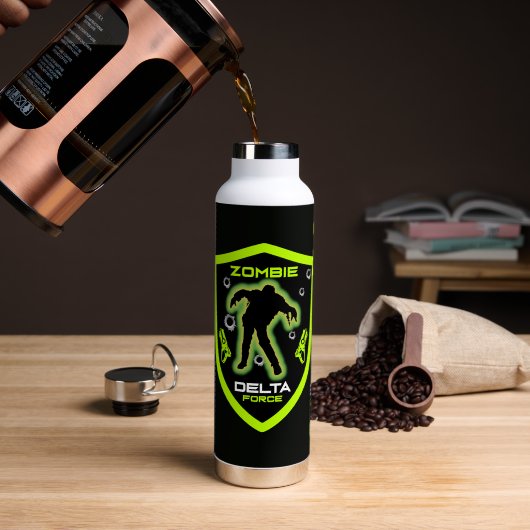 Zombie Jongens Waterfles (Koffie (Gedraaid)  )